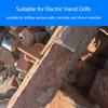 Цементная дрель с треугольной ручкой, хвостовик 3 мм-16 мм, кольцевая пила для сверления стен, бетонной кирпичной кладки