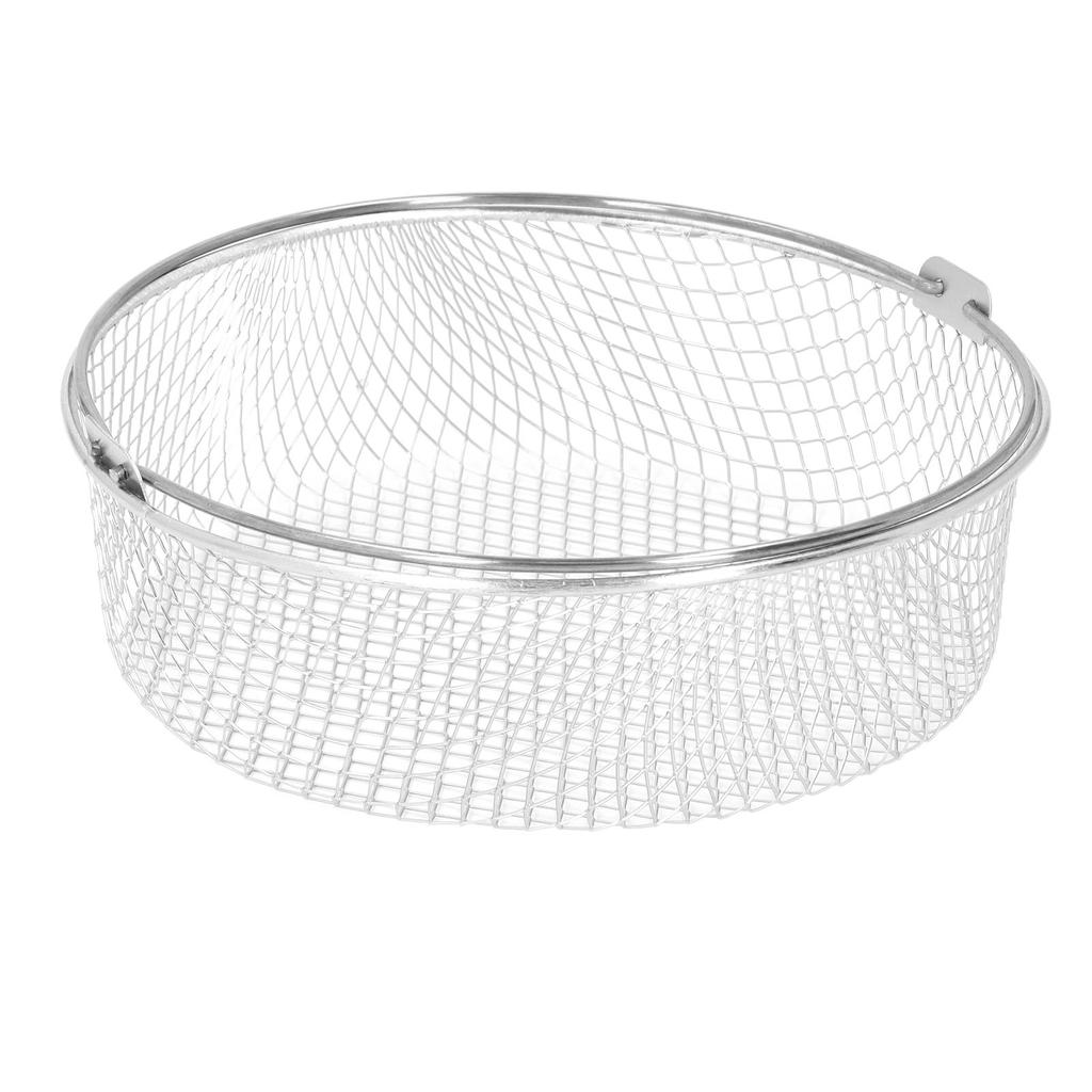 Корзина для жарки из нержавеющей стали с ручкой, кухонная сетчатая корзина для жарки, аксессуар для приготовления картофеля фри