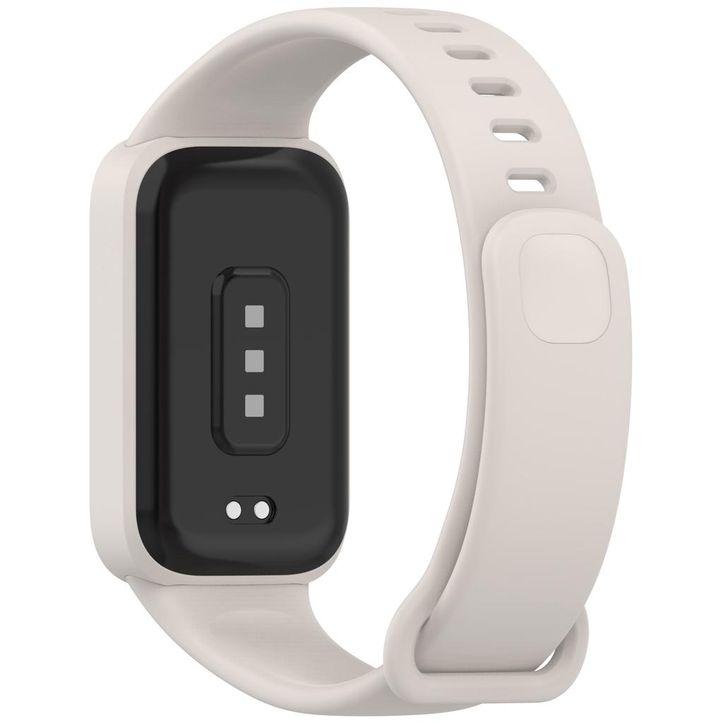 Для Xiaomi Smart Band 9 Active/Redmi Band 3 Мягкий Силиконовый Интегрированный Ремешок Чехол для Часов