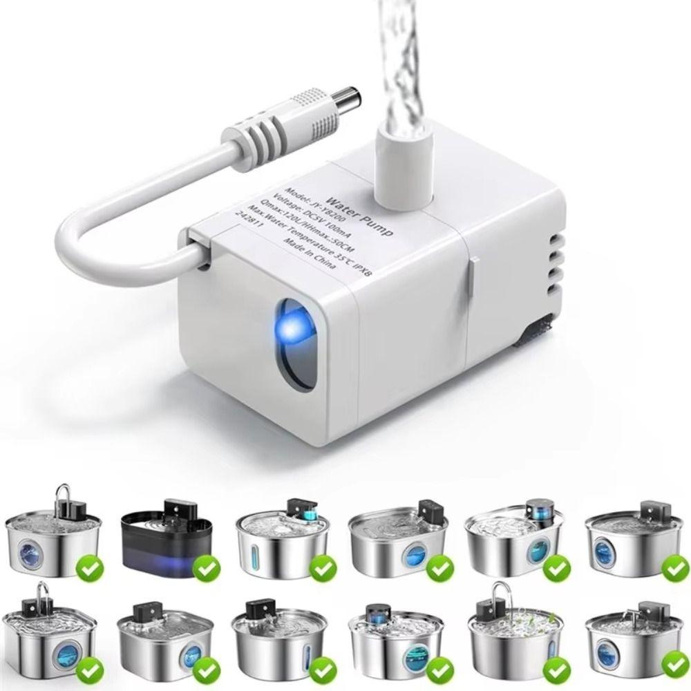 LED Indicator Light Pet Water Fountain Pump Cat Fountain Pump Pet Smart Water Dispenser