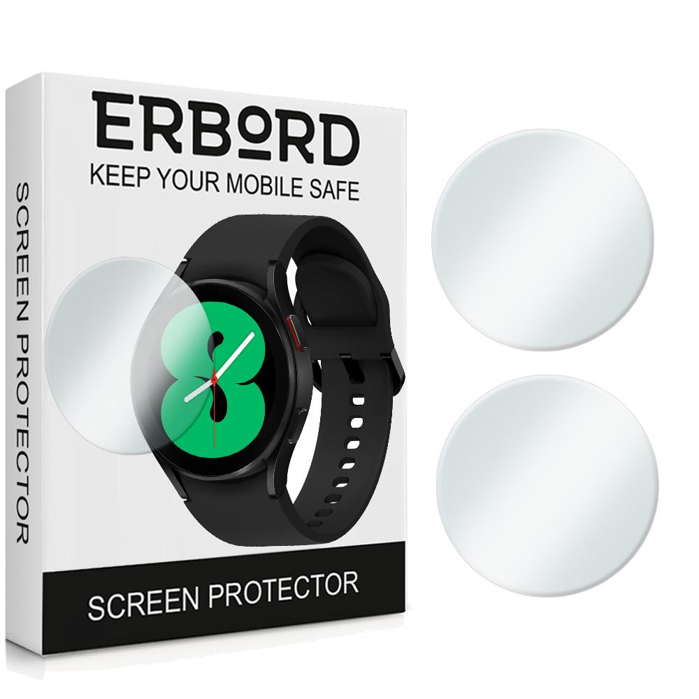 2x ERBORD Tempered Glass for Samsung Galaxy Watch 4 40mm, Glass