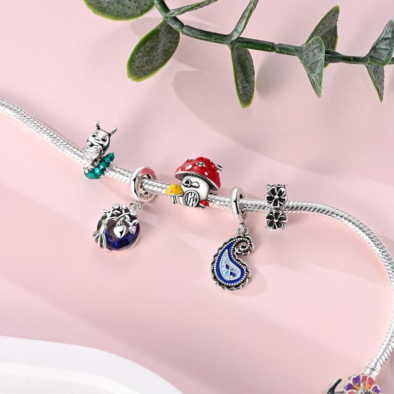 New Original Copper Animal Pendant Charm Beads Fits 3Mm Bracelet Necklace For Women Luxury Diy Jewelry Making