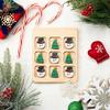 Christmas Wooden Board Game Santa Snowman Reindeer Tree Pieces 2 Player Mini Chess Board Puzzle Toy Party Classical Strategic Tabletop Game