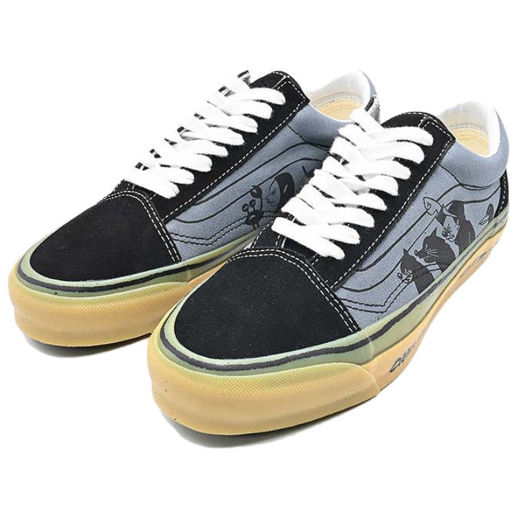 Yusuke Hanai x Vans Old Skool 36 LX Шаг за шагом Унисекс Кроссовки Black Stormy-Weather VN000D56BN5