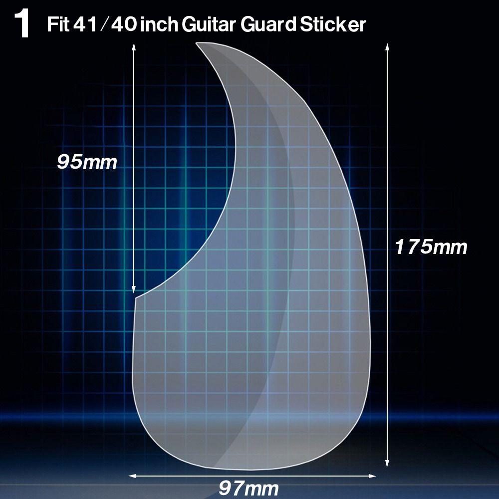 Народная акустическая мягкая пластина для царапин, защитная наклейка для гитары, наклейка с защитой, наклейка на доску