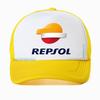 Бейсболка Repsol для активного отдыха и спорта, регулируемая кепка, летняя, с сеткой, дышащая, гоночная кепка