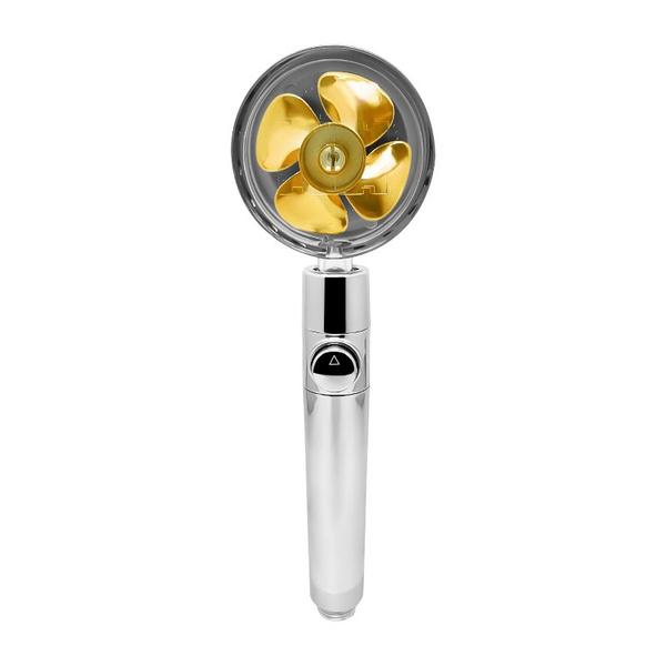 Водосберегающая насадка для душа высокого давления, вращающаяся на 360° насадка для душа с дождевой насадкой, вентилятор для ванны, ручная массажная насадка для душа под давлением