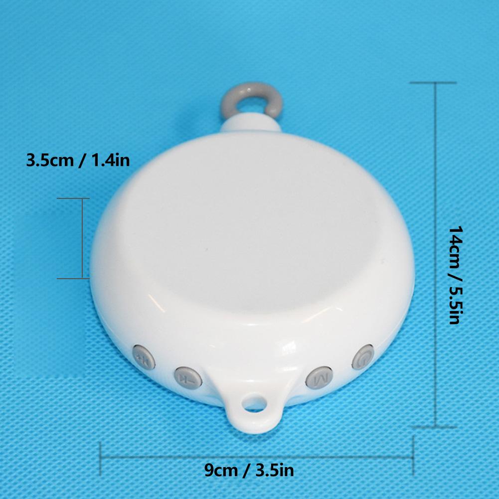 Детская кроватка детская игрушка-колокольчик USB вращающаяся музыкальная шкатулка детские игрушки раннего образования белый