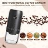 Multifunctional Powder Grinder Rechargeable Small Coffee Beans Mill Grinding Machine Portable Electric Burr Coffee Grinder