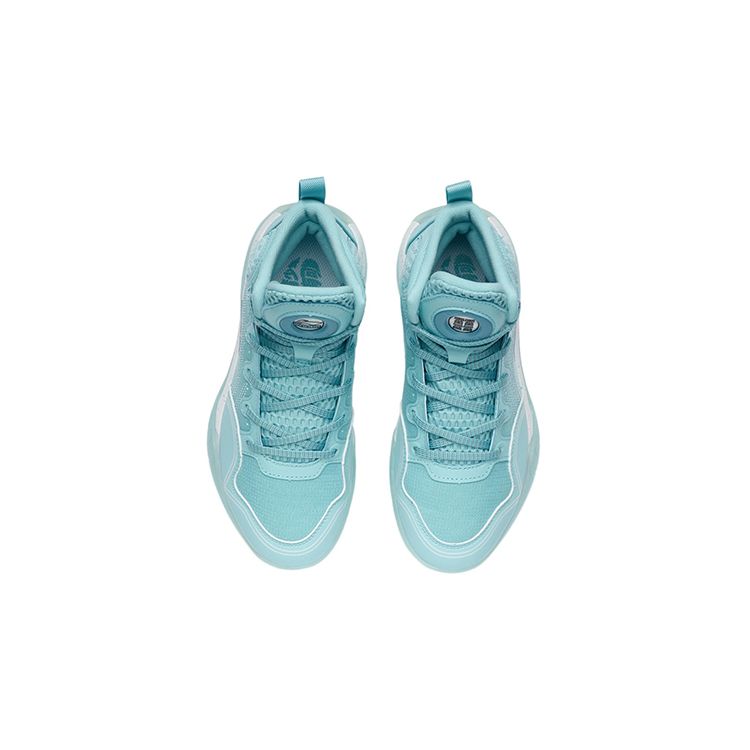 Li Ning Kids Yu Shuai 14 High-Top Basketball Shoes Kids Basketball Shoes Blue White YKBR072-7