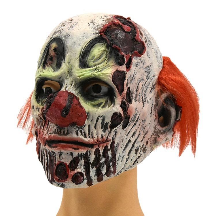 Best-selling Halloween horror zombie clown mask Party costume prop latex skull mask