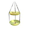 Hanging Double Layer Bird Feeder Large Capacity Durable Bird Water Bowl Convenient Dual-purpose Bird Feeding Dish Outside Patio