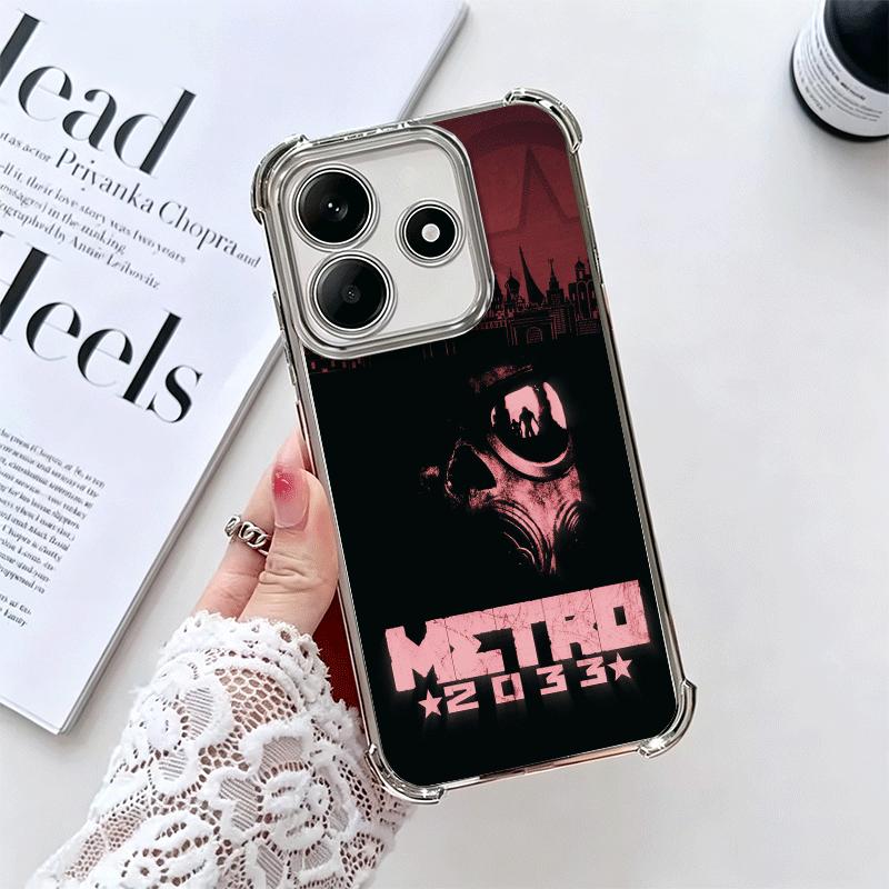 Мягкий чехол для телефона Metro 2033 для Xiaomi Redmi Note 14 15 Pro Plus 13 12 11S 11T 5G 10 9S 9 Покрытие Защита от падения Fundas