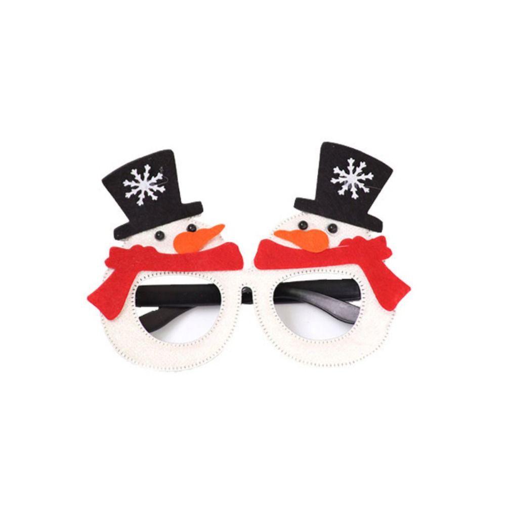 Декоративные очки Санта-Снеговика, Санта-Клаус/Снеговик/Рождественская елка, очки с рогом оленя, реквизит для фотосессии