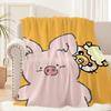 Cartoon C-Coro C-Coro C-Kuririn Cute Blanket Plush Nap Sofa rug for Living Room Office Bedroom Birthday Home Travel Kid Gifts