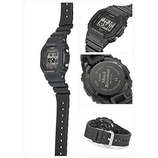 Casio G-Shock wristwatch domestic genuine product made Japan radio solar metal case screw back model GW-5000U-1JF mens black.