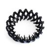 Curler Roller Rhinestone Ponytail Clamps Crystal Hair Bun Maker Bird Nest Hair Claw Hair Fold Wrap