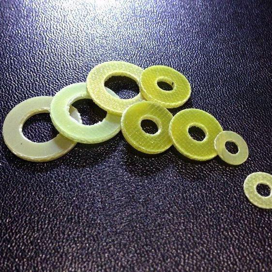 Изолирующая бакелитовая плоская шайба-прокладка из эпоксидной смолы для электроприборов (M4, M5, M6, M8, M10, M12)