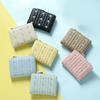 Folding Short Wallets Women Floral Embroidery Pu Leather Zipper Money Bag Wallet Coin Bags Card Holders