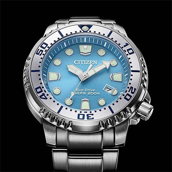 Citizen Мужская BN0165-55L ( Смотреть PROMASTER MARINE серии Eco-Drive Diver200m) Круглые часы, серебро