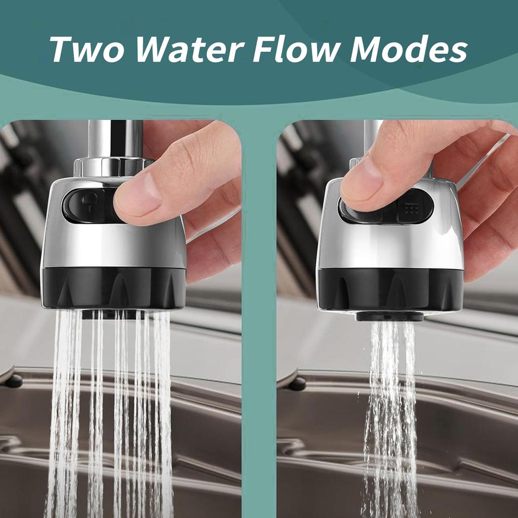 Смеситель для автодома, Смеситель для кухонной раковины автодома с вращающимся на 360 градусов распылителем, Гибкий излив, Набор смесителей для ванной комнаты автодома