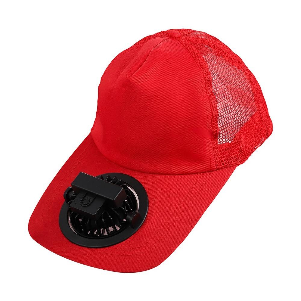 Breathable Summer Fan Sunhat Mesh Baseball Cap Cooling Technology Fishing Hat Hot Weather