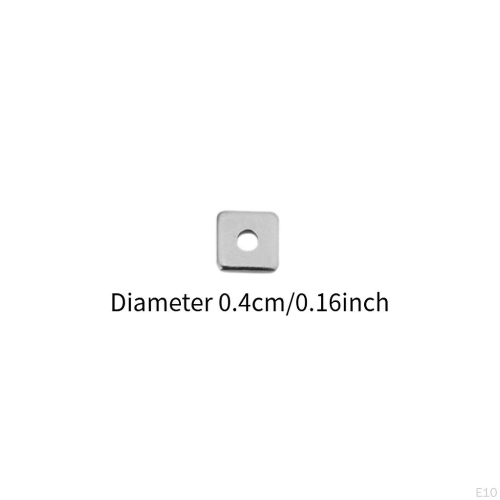 50 штук квадратных бусин для рукоделия, изготовления украшений и ожерелий