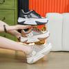 Обувь для папы Женская дышащая сетчатая женская обувь Универсальная летняя модная обувь на толстой подошве Тонкая полая спортивная обувь Увеличивающая рост обувь