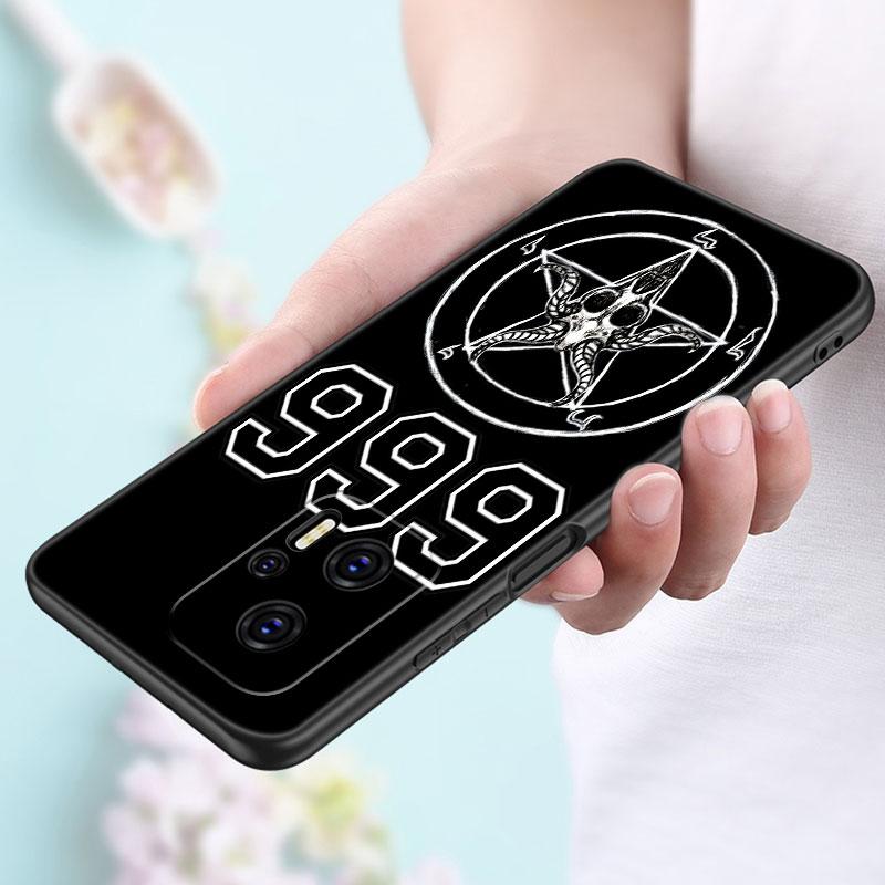 Demonic Satanic Scary Skull Phone Case For Xiaomi POCO F2 F3 M2 M3 M4 X3 X4 Pro NFC F4 GT 5G F1 X2 C3 C31 C40 M5S Black Cover