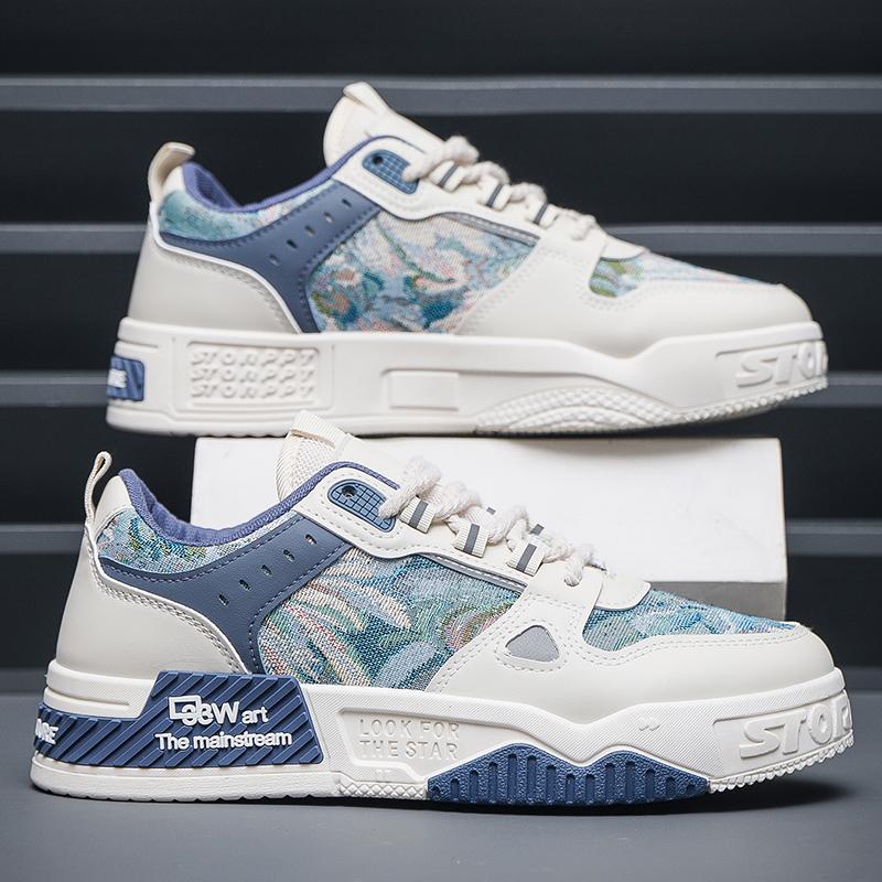 Модная повседневная обувь с круглым носком, шнурками, на платформе, кроссовки для отдыха на открытом воздухе, удобные, универсальные, эластичные, дышащие, модная модель на весну и осень