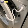 Магнитная подпорка-стабилизатор дверцы стиральной машины для машин с фронтальной загрузкой — простая установка, гибкая конструкция — подходит для большинства стиральных машин и дверей прачечных для автофургонов