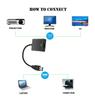 Конвертер USB 3.0 в HDMI-совместимый 1080P Адаптер для нескольких дисплеев для ПК, ноутбука, проектора, внешняя видеокарта HDMI