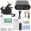 Professional Tattoo Machine Kit Lightweight Black Power Supply Tattoo Coil Machine Tattoo Accessory