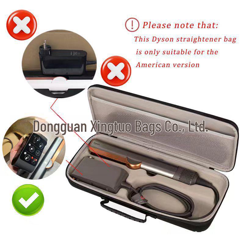 Dyson AirStrait HT01 Фен и выпрямитель для волос Портативная сумка для хранения с защитой от падений