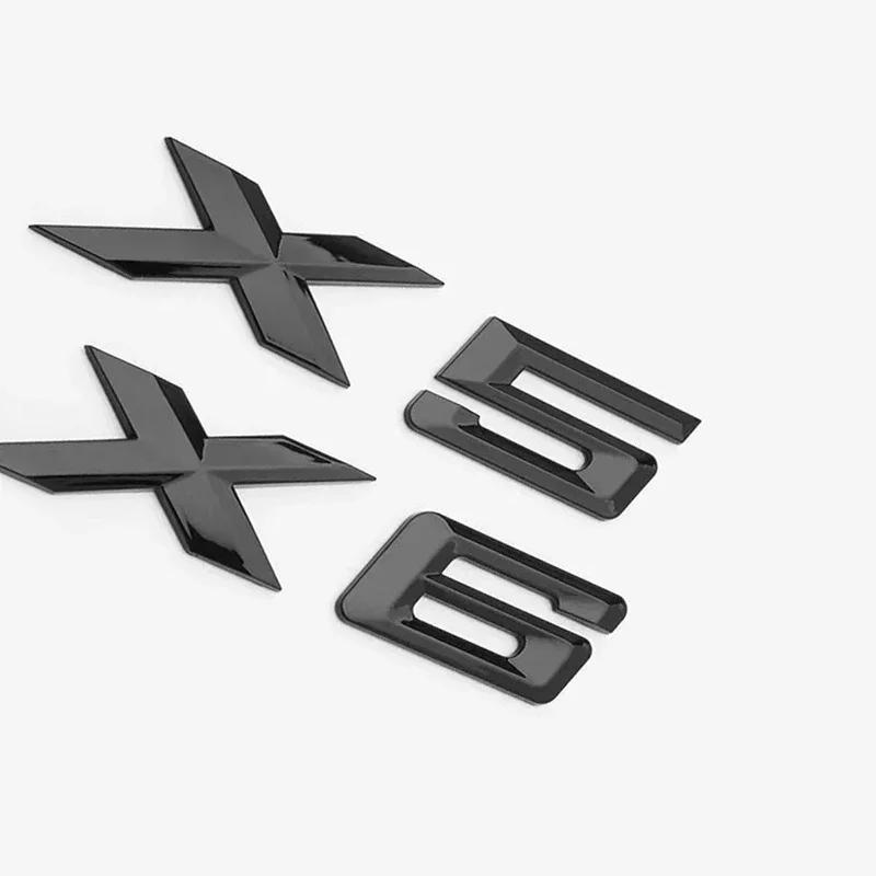for M35i M40i M40d M50i M50d M60i X5M50d X1 X2 X3 X4 X6 X7 Car Trunk Badge Logo Sticker 2.6cm M Series Bond Numbers ABS Emblem