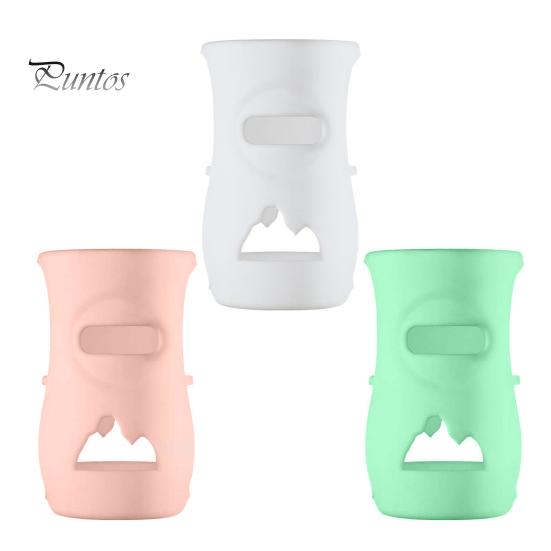 3 Pcs Silicone Bottle Sleeves 120ml/240ml Baby Bottle Holder Anti-slip BPA Free Insulation Sleeve for Glass Baby Bottle