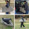FIELDOOR Multi Tote Bag Multi Storage Bag 3WAY Camping Bag Bifold Gusset Leisure Seat Luggage Holder Peg Fixation Included With Peg Pendant