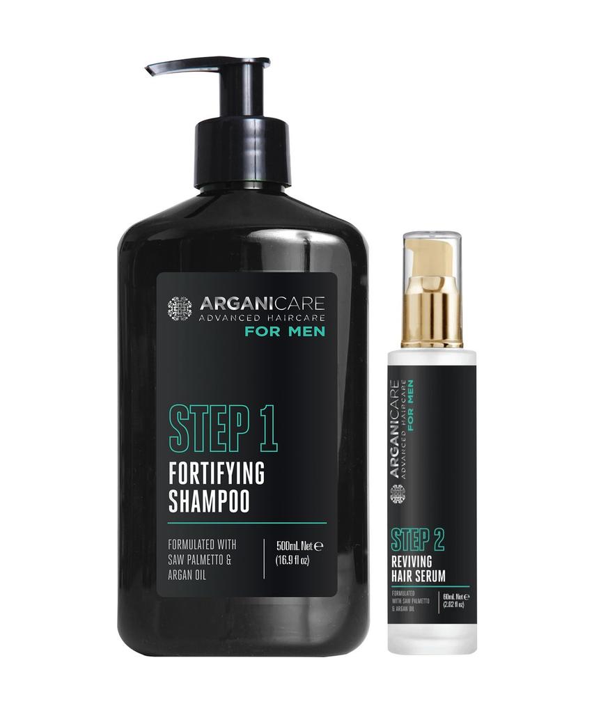 Men Fortifying Root Strengthening Shampoo 400ml + Men Reviving Hair Oil Serum 60ml