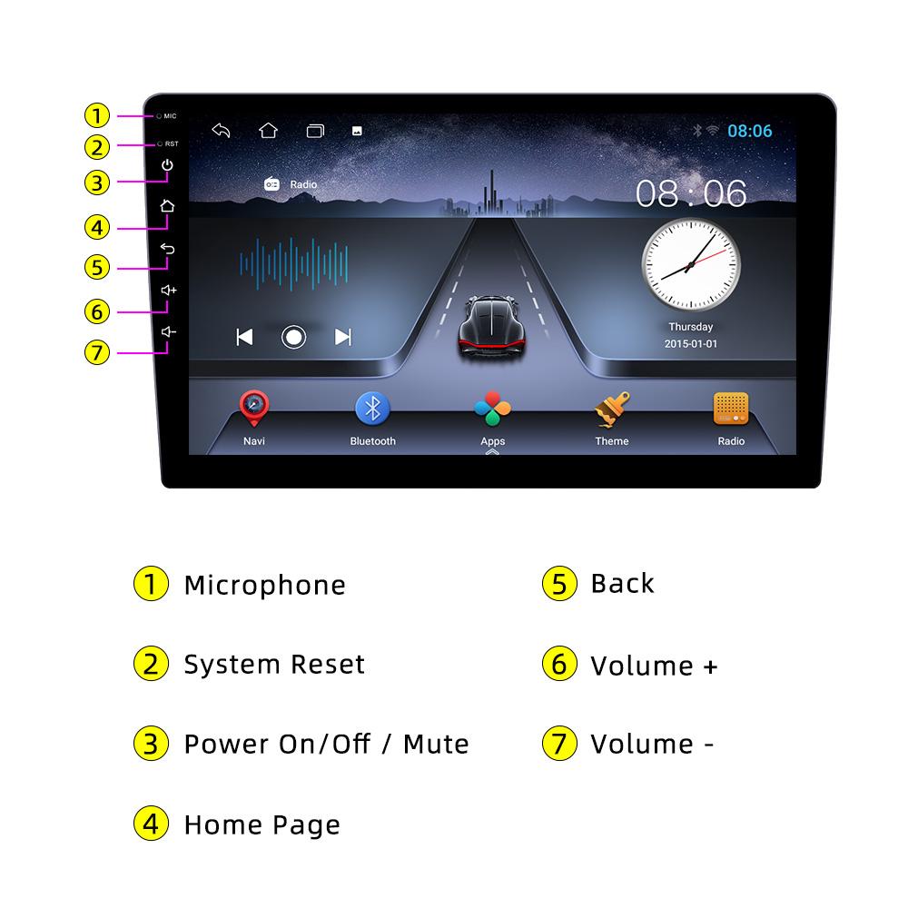 Android 13 Car Radio For KIA Sportage 2 2002 - 2010 Multimedia Navigation Player CarPlay Unit No DVD QLED WIFI DSP 9inch
