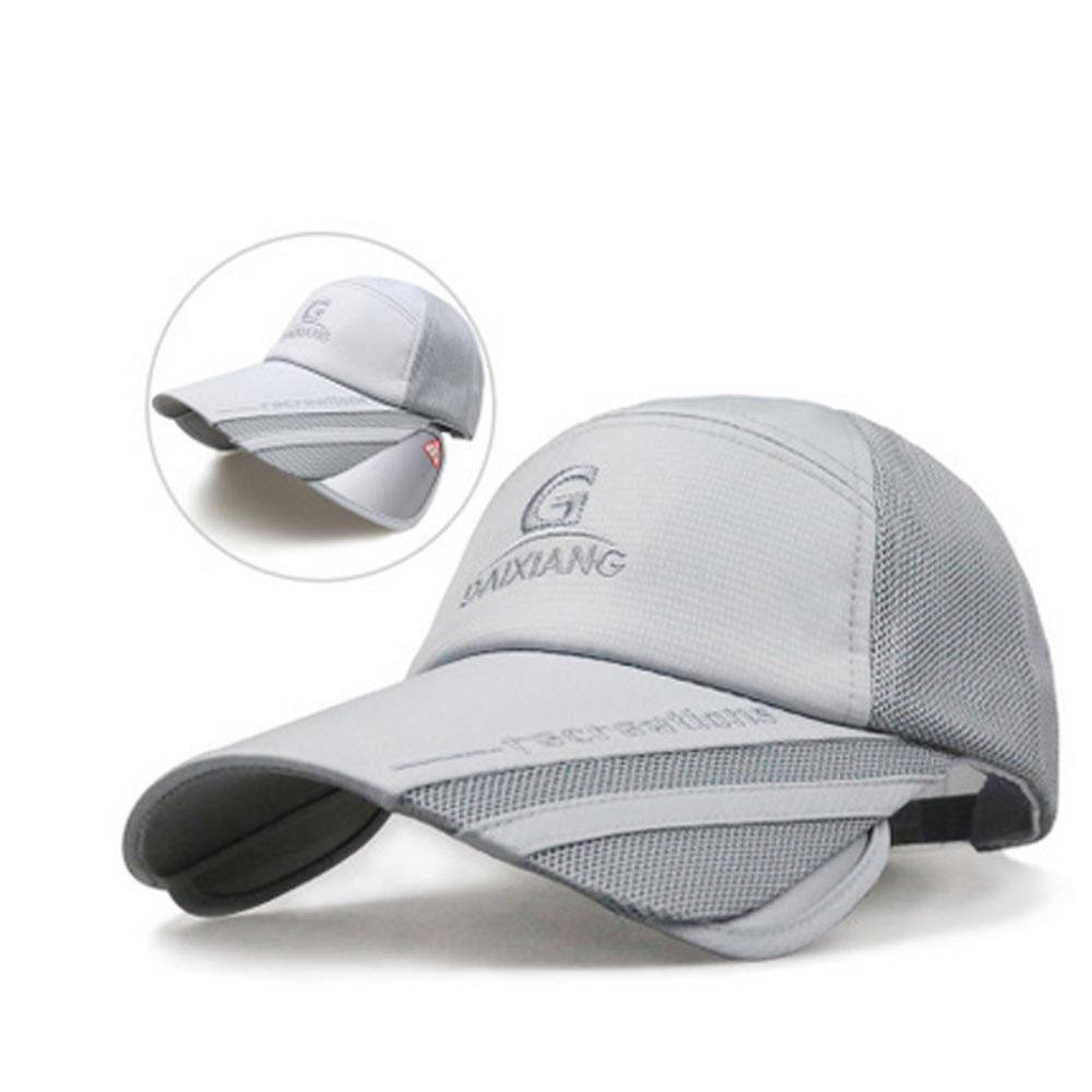 UV Protection Long Visor Baseball Cap Waterproof Men's Sunshade Cap Outdoor
