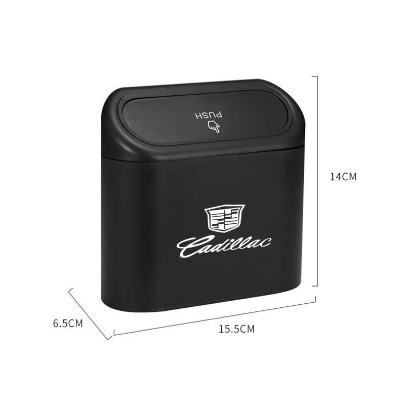 AABHP1 ABS Car Hanging Trash Bin Garbage Bag Storage Box for Cadillac ATS BLS CT4 CT6 CTS ESCALADE STS XLR XT4 XT5 XTS SLS
