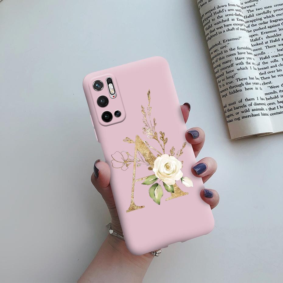 Чехол для Xiaomi Poco M3 Pro 5G Чехол для Poco M3 Pro 5G Милые буквы Мягкий силиконовый чехол для телефона для Xiaomi Poco M3 PocoM3 M 3 Pro