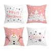 Christmas Digital Single-sided Printing Decorative Cushion Cover Nordic New Home Pillow Cover