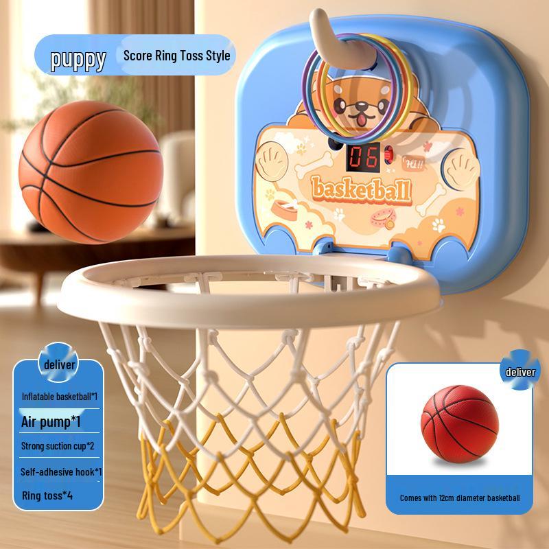 Silent Cartoon Basketball Board for Kids - Home Training Toy
