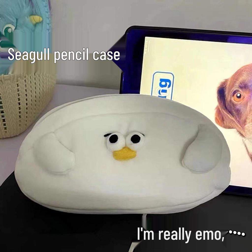 Большая плюшевая пенал-собачка Пача с японским мультяшным рисунком для учеников средней школы