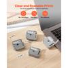 SucceBuy 4PCS 12mm M-K231 Label Maker Tape Black On White Label Ribbon Cartridge Compatible for Letra Tag of Brother Labelers
