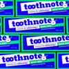 Отбеливающая зубная паста Toothnote со вкусом мяты, 100 г, 3 шт.