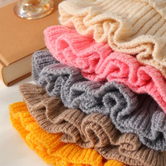 Женский шейный платок, однотонный, с прозрачной отделкой, с имитацией воротника, вязаный, теплый, стильный, утеплитель для шеи, универсальный аксессуар для одежды