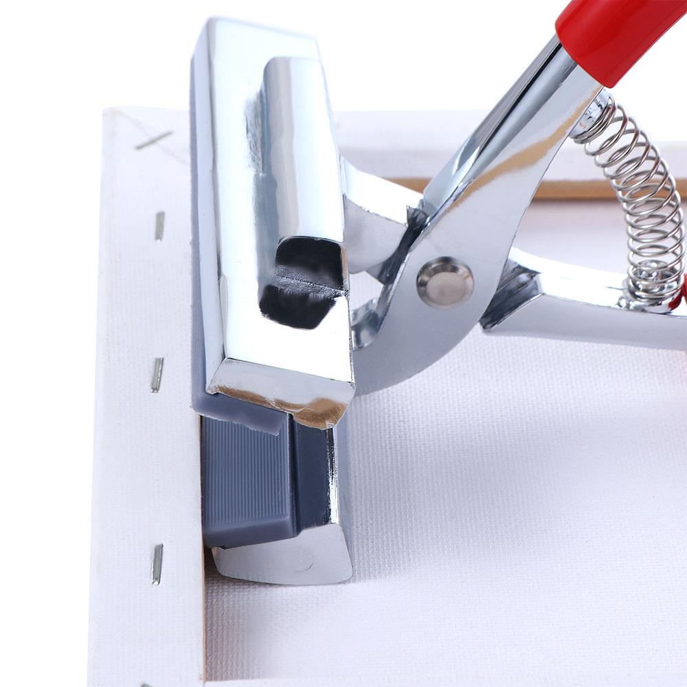 Стяжные клещи для холста с красной ручкой, Рамный натяжитель для картин, Клещи для масляной живописи, Инструмент для художественной живописи