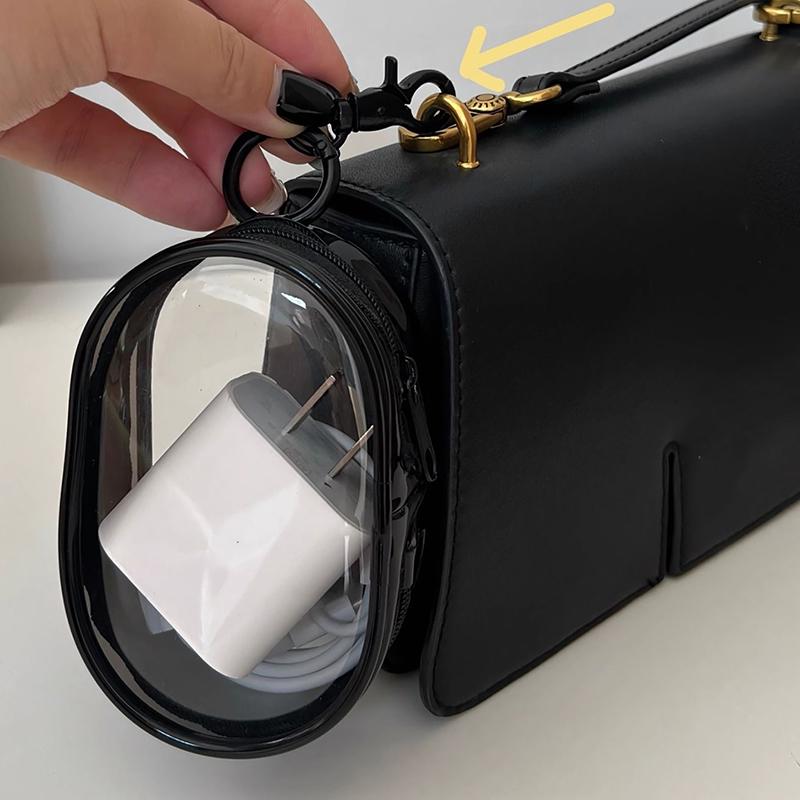 1Pc New Outdoor Travel Data Cable Storage Box Portable Protective Cover Organizer Box Multifunctional Headset Data Cable